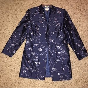 NWOT Talbots Pure Silk Petite Size 6 Blazer Coat